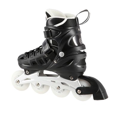 4. Nils Extreme NH10905 4in1 inline skates with replaceable hockey blade, black LED, size M (35-38)