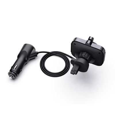 4. SAVIO TR-14 CAR FM TRANSMITTER WITH BLUETOOTH AND CHARGER, QUICK CHARGE 3.0 AND POWER DELIVERY, NOISE REDUCER