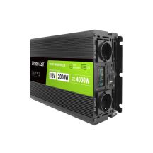 GREEN CELL LCD INVERTER 12V/230V 2000W/4000W PURE SINE INVGC12P2000LCD