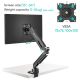 10. ONKRON G90-B Tilt and swivel desk mount for 13"-34" monitors, max 10 kg, with rotation, black