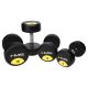 6. Rubber-coated dumbbell 22.5kg HMS HG PRO 22.5