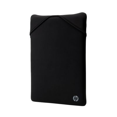 HP Reversible Protective Geo Laptop Sleeve for 15.6" Notebook, Black and Gray 2F2L0AA