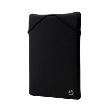 HP Reversible Protective Geo Laptop Sleeve for 15.6" Notebook, Black and Gray 2F2L0AA