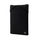 HP Reversible Protective Geo Laptop Sleeve for 15.6" Notebook, Black and Gray 2F2L0AA