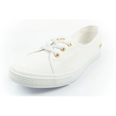 3. Lee Cooper shoes women's sneakers sporty white slip-on ballet flats