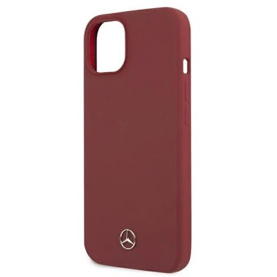 6. Mercedes Silicone Line iPhone 13 Case - Red