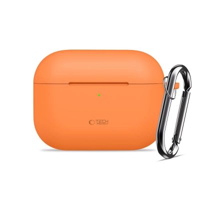 2. Tech-Protect Silicone Hook case for AirPods Pro - orange