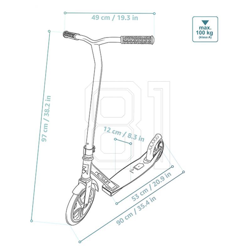 21. Meteor Mex 22610 scooter