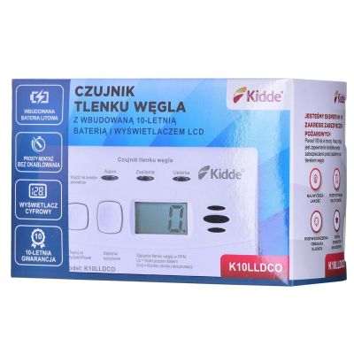 10. Kidde K10LLDCO LCD Carbon Monoxide and Carbon Monoxide Detector