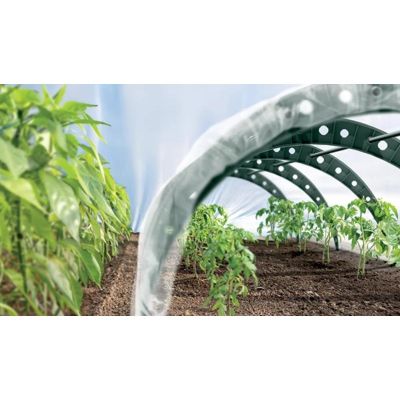 8. FLOO GREENHOUSE FOIL TUNNEL 240CM FOREST GREEN