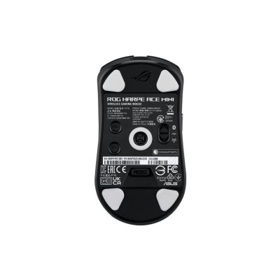 2. ASUS ROG Harpe Ace Mini Gaming Mouse Ambidextrous RF Wireless + Bluetooth + USB Type-C Optical 42000 DPI