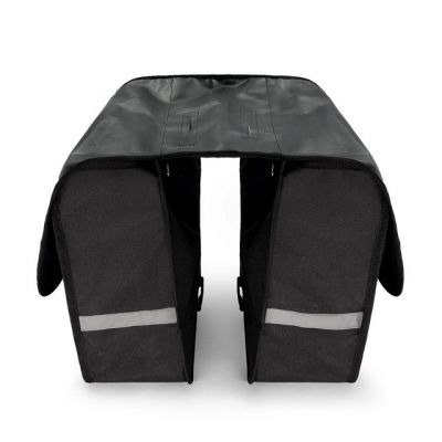 Wozinsky Double Bicycle Pannier Bag for Rack, 28 L, Black (WBB34BK)