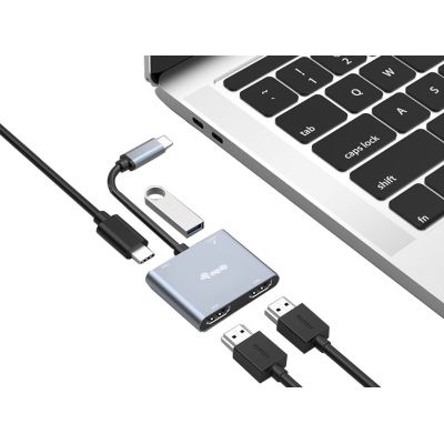 2. Equip 133484 Docking Station Wired USB 3.2 Gen 1 (3.1 Gen 1) Type-C Silver