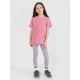 3. Regular plain girls' T-shirt 4F 4FJWSS25TTSHF2177-56S