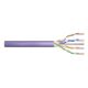DIGITUS installation cable cat.6, U/UTP, Dca, AWG 23/1, LSOH, 50m, purple