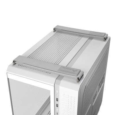 8. Asus TUF GAMING GT502 HORIZON TG ARGB WHITE PC Case