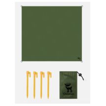 Qunature Waterproof Picnic Blanket Green 150x140