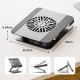 18. UNITEK OT1098AGY01 laptop stand Notebook and tablet stand Silver 43.9 cm (17.3")