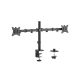 9. GEMBIRD ADJUSTABLE DESK ARM/MOUNT FOR 2 MONITORS 17-32, 100X100MM, UP TO 9KG