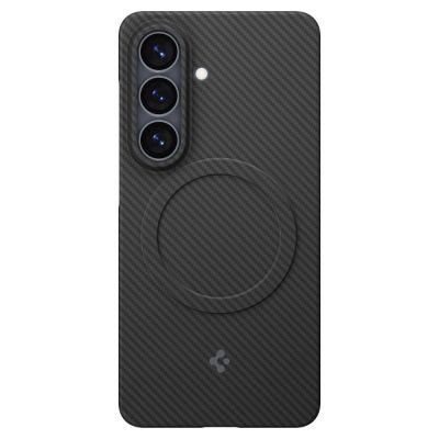 3. Spigen AirSkin Aramid Mag MagSafe Case for Samsung Galaxy S26 - Black