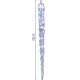9. CRYSTAL ICICLES HANGING DECORATION 22CM 4PCS
