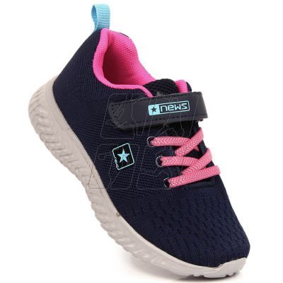 5. NEWS Jr EVE396A sports shoes, navy blue