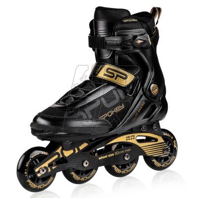 4. Inline skates Spokey PRIME PRO BK/GD 41 926971