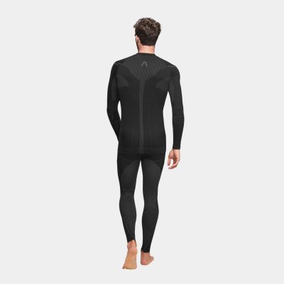 40. Alpinus Active Base Layer Set black and gray thermal underwear M GT43257