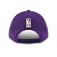 6. New Era 9FORTY Los Angeles Lakers NBA Team M-Crown Purple Snapback Cap - 60755462