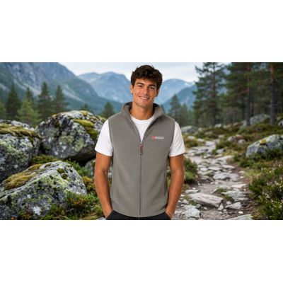 5. Men’s Fleece Jacket Geographical Norway VUG DARK GREY DB MEN 233 (WZ4424H/GN-DARK GREY)