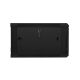 8. Lanberg WF01-6606-10B single-section cabinet (6U; 368mm / 600mm / 600 mm; wall-mounted; Glass; 19''; black)