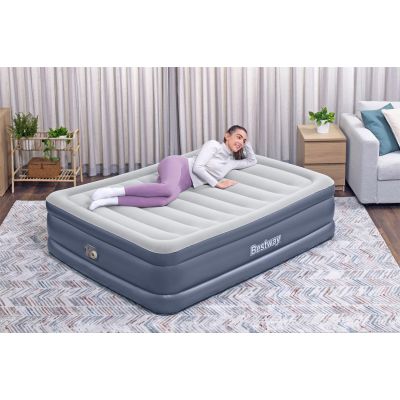 16. Bestway 6713I / 23 Air Mattress Double Mattress Gray Unisex