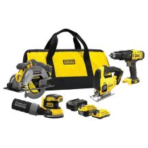 ST V20 SFMCK412MDS Kit (SFMCD711+SFMCS600+SFMCS500B+SFMCW220B) 1x4.0 1x2.0Ah +ACC bag