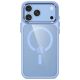 3. Tech-Protect Magmat Magsafe CC Case for iPhone 17 Pro / 18 Pro - Transparent Light Blue