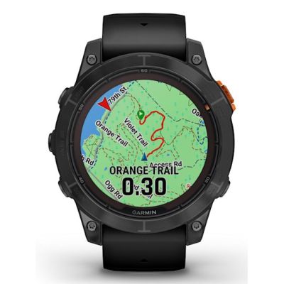 9. Garmin Fenix 7 Pro Solar Edition Slate Grey / Black Band Sports Watch