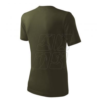 4. Malfini Classic New M MLI-13269 military T-shirt