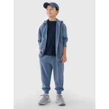 Boy's zip-up sweatshirt with hood 4F 4FJRSS25TSWSM2042-32S