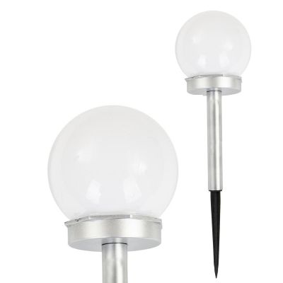 9. SOLAR LAMP MILK GLOBE 10x35CM