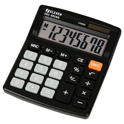 Eleven SDC-805NR office calculator replaces Citizen