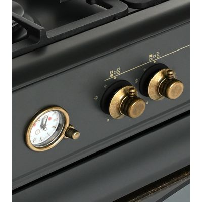 2. Ravanson Retro KWGE–90AR gas-electric cooker (black)