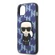 6. Karl Lagerfeld KLHCP13SPMNIKBL iPhone 13 mini 5.4" hardcase blue/blue Monogram Ikonik Patch