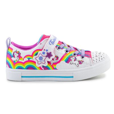 11. Skechers Twinkle Toes S Lights Twinkle Sparks Jumpin Clouds Jr 314809L-WMLT shoes