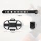 6. Rockbros 250015001 silicone clamp phone holder - black