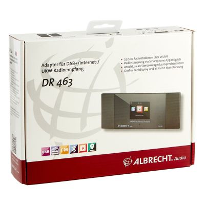 6. DR 463 Bluetooth DAB+ DLNA Internet Radio Adapter