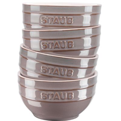 6. Staub Ceramique Cup 700 ml Gray Round