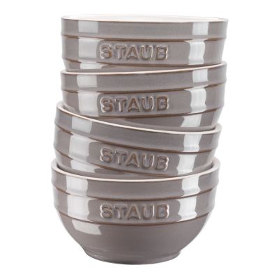 Staub Ceramique Cup 700 ml Gray Round