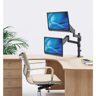 15. MANHATTAN DESK ARM 2X TV LED/LCD 17-32 INCHES