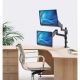 15. MANHATTAN DESK ARM 2X TV LED/LCD 17-32 INCHES