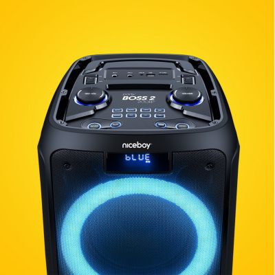 3. Niceboy PARTY Boss 2 (200W) Portable Mono Speaker Black