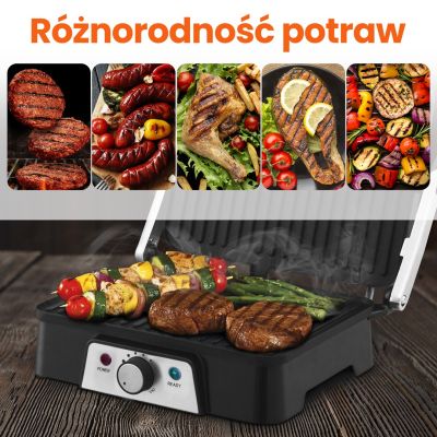 9. Extralink Smart Life Electric Grill SJ-36 2000W, with temperature control